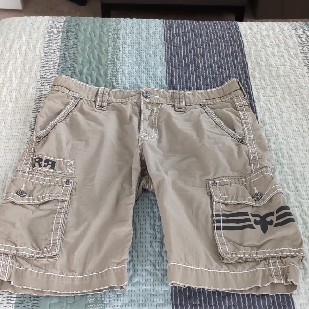 Men's Tan Cargo Shorts